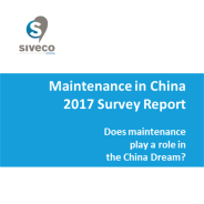 2017 Maintenance in China survey: does maintenance play a role in the China Dream?